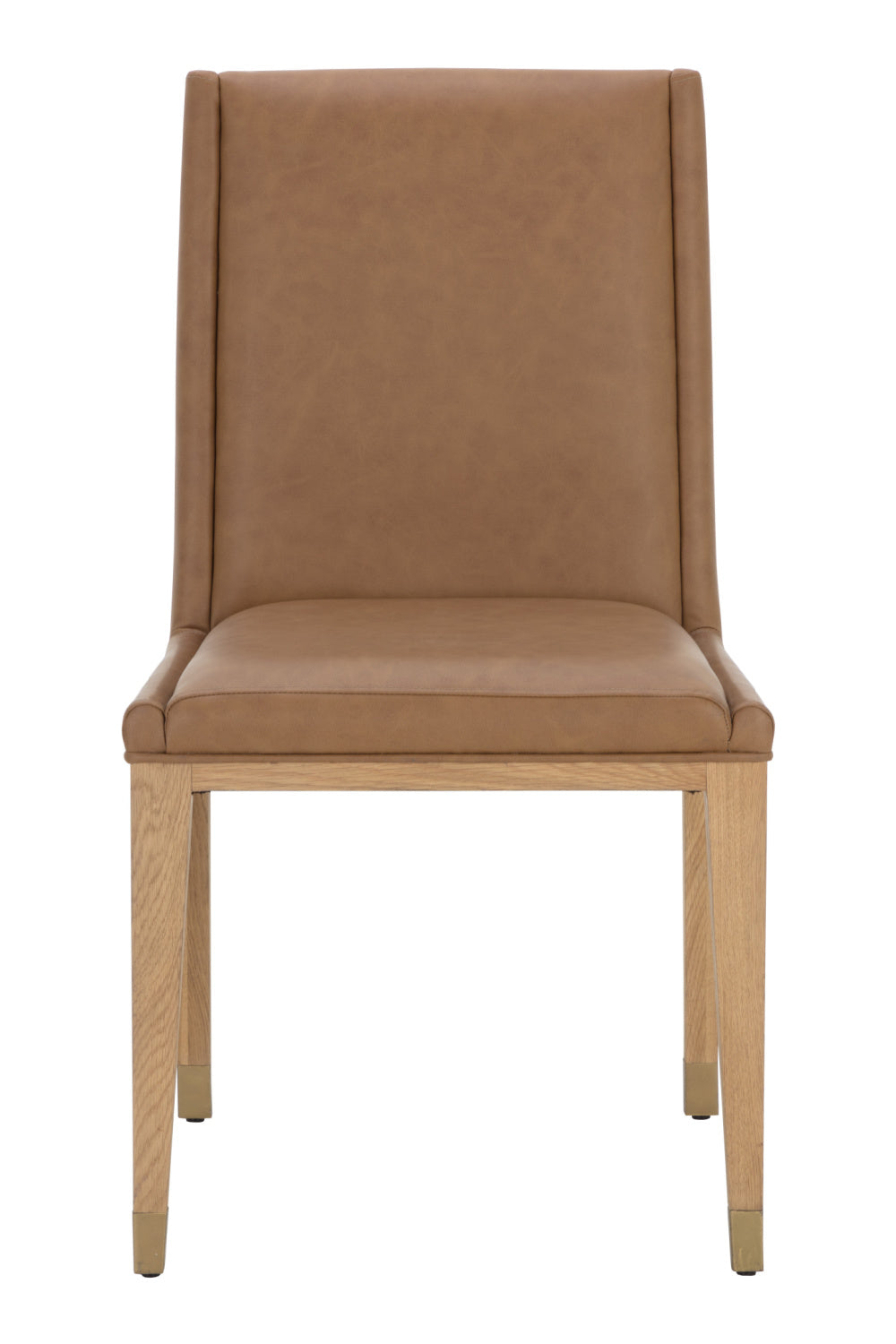 Modern European furniture - Rustic Oak Base Dining Chairs (2) - www.oroa.com | Oroa.com