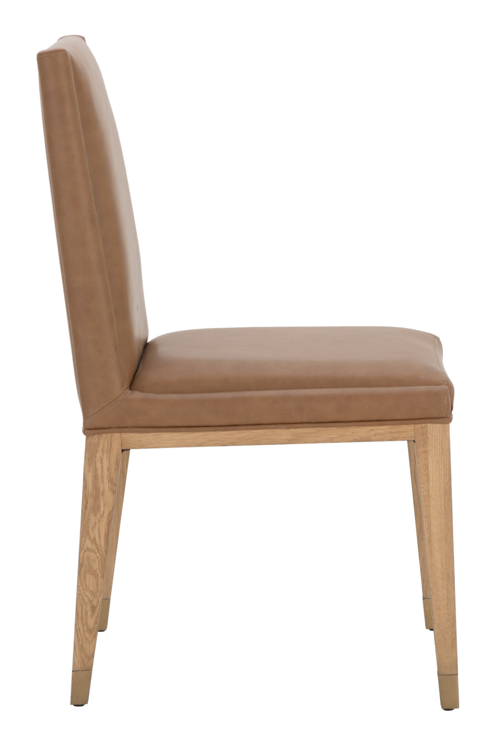 Modern European furniture - Rustic Oak Base Dining Chairs (2) - www.oroa.com | Oroa.com