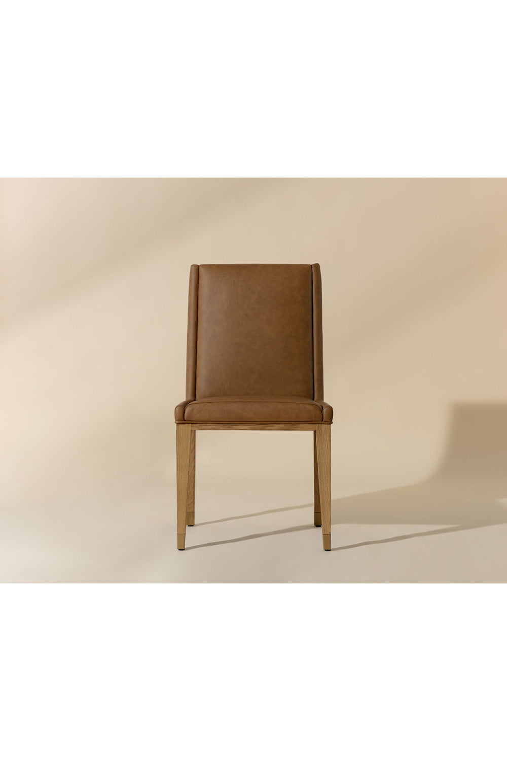 Modern European furniture - Rustic Oak Base Dining Chairs (2) - www.oroa.com | Oroa.com