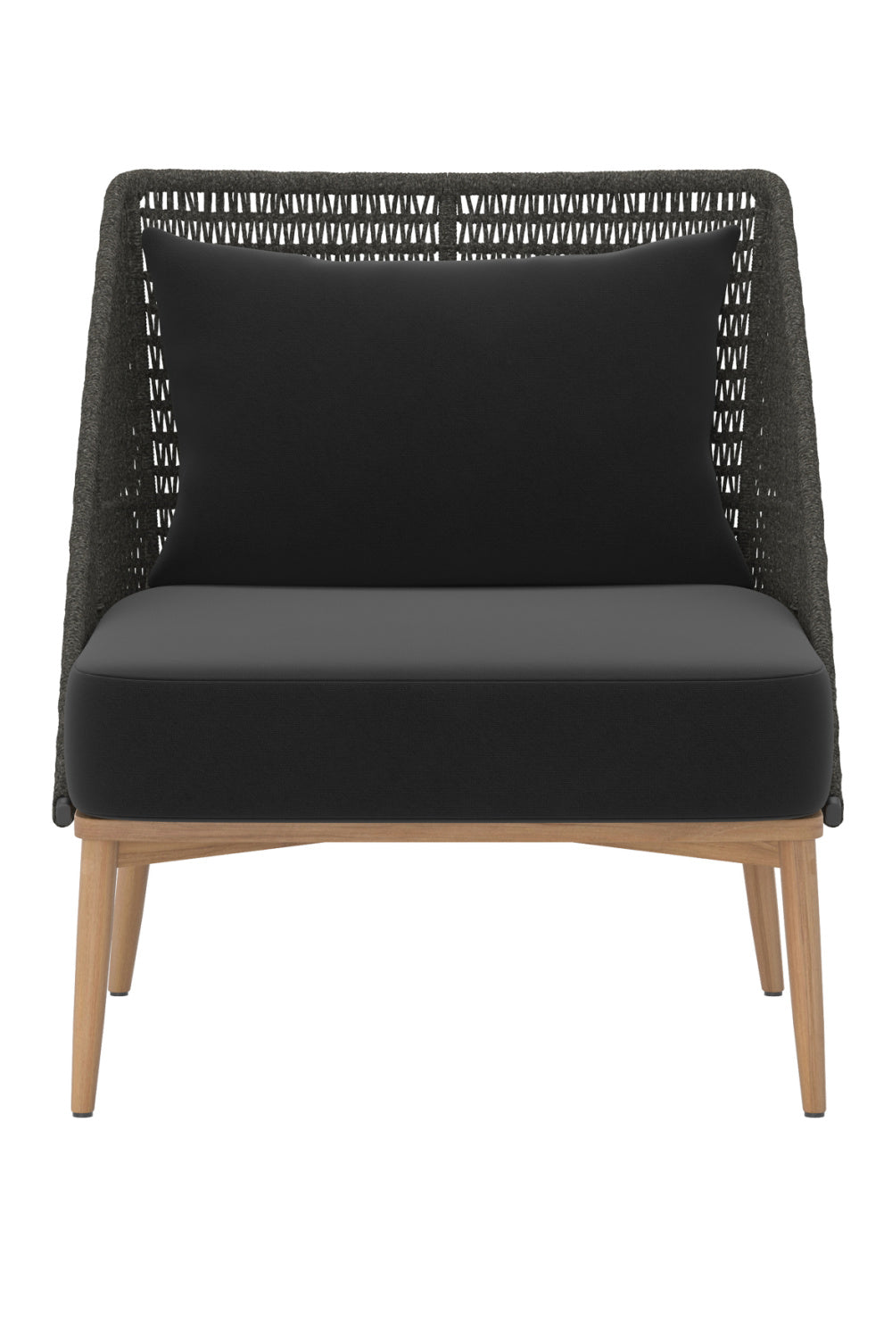 Modern European furniture - Woven Back Indoor/Outdoor Lounge Chair - www.oroa.com