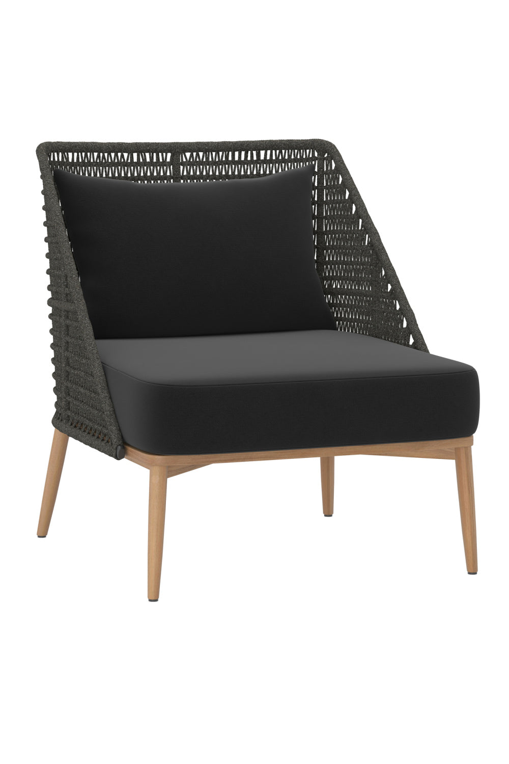 Modern European furniture - Woven Back Indoor/Outdoor Lounge Chair - www.oroa.com