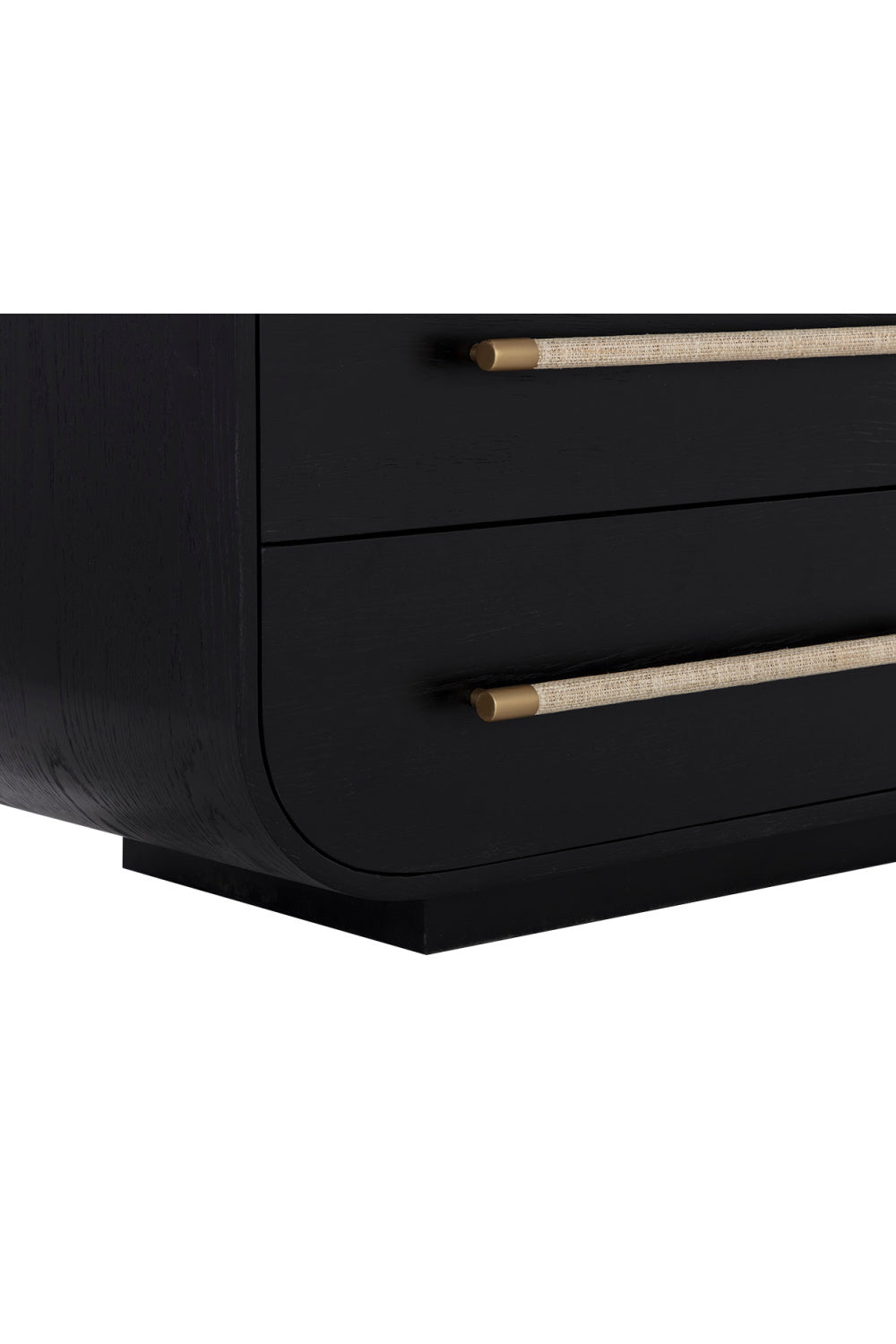 Modern European furniture - Black Oak 6-Drawer Dresser - www.oroa.com