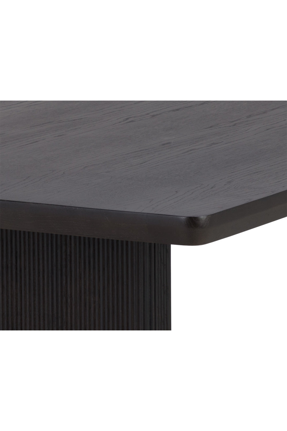 Modern European furniture - Chamfered Edge Oak Dining Table - www.oroa.com | Oroa.com
