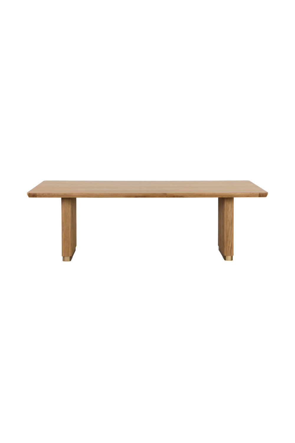 Modern European furniture - Chamfered Edge Oak Dining Table - www.oroa.com | Oroa.com