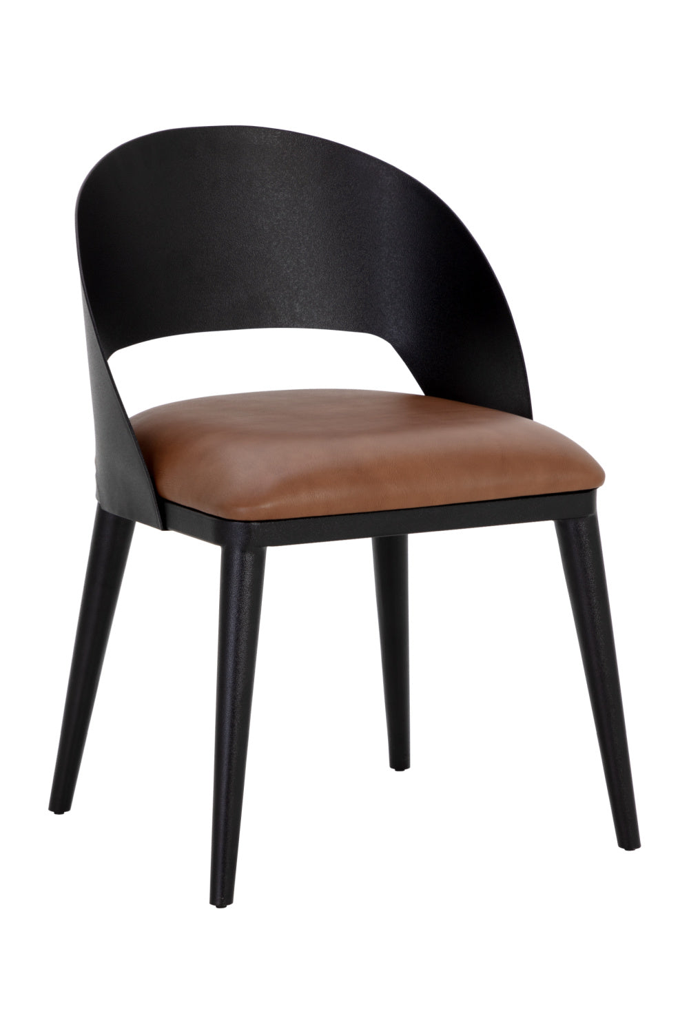 Modern European furniture - Leather Seat Dining Chair - www.oroa.com | Oroa.com