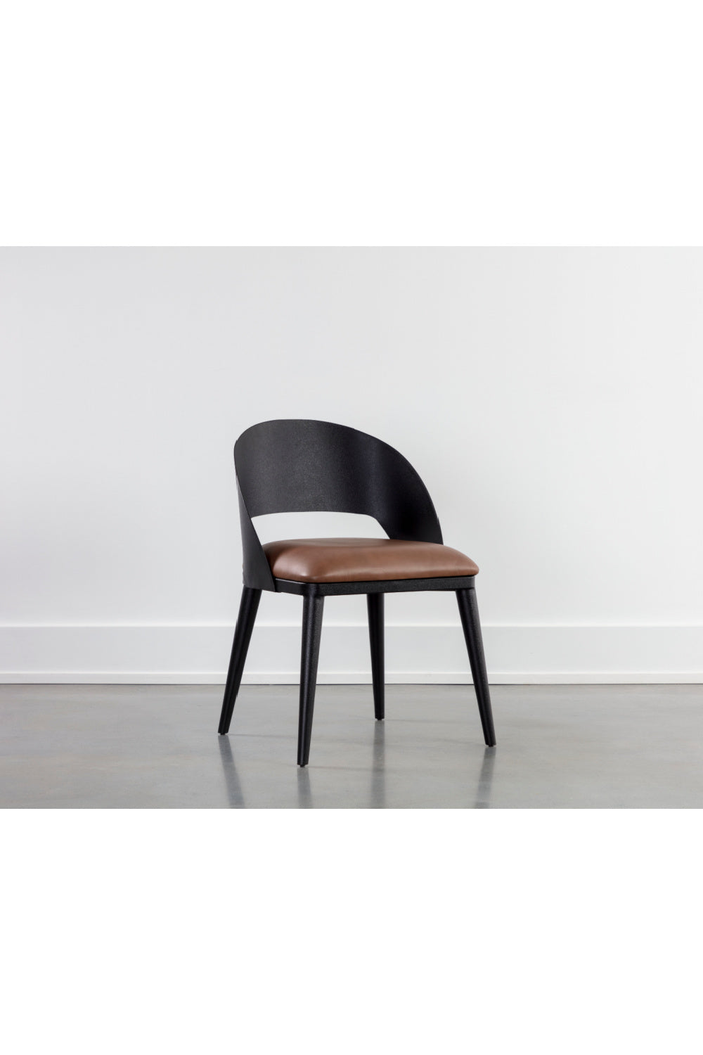 Modern European furniture - Leather Seat Dining Chair - www.oroa.com | Oroa.com