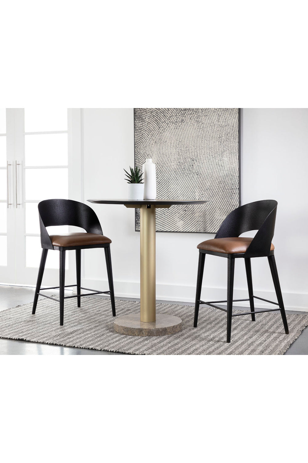 Modern European furniture - Modern Metal Counter Stool - www.oroa.com | Oroa.com