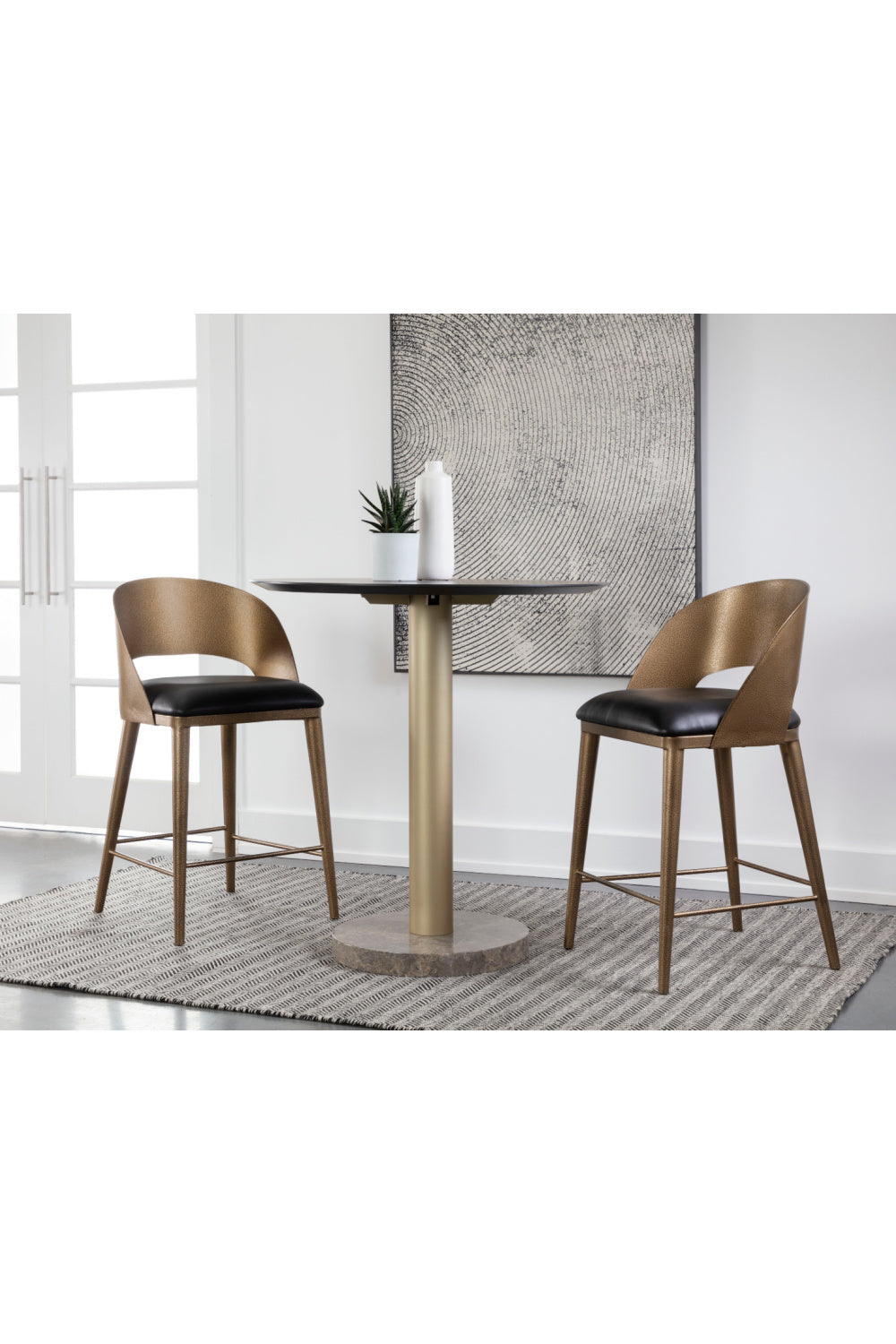 Modern European furniture - Modern Metal Counter Stool - www.oroa.com | Oroa.com