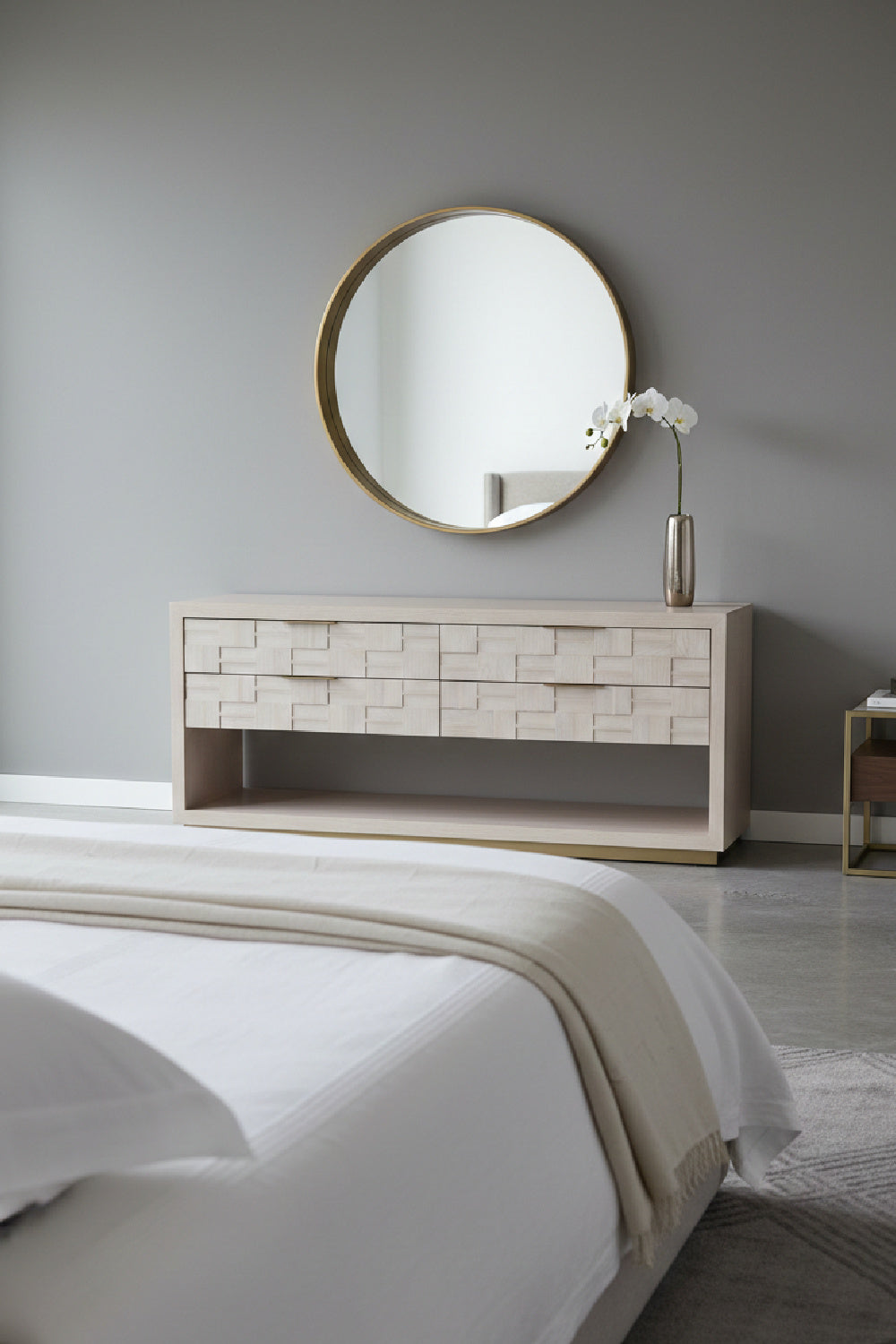 Modern European furniture - Oak Wood Tile 4-Drawer Dresser - www.oroa.com | Oroa.com