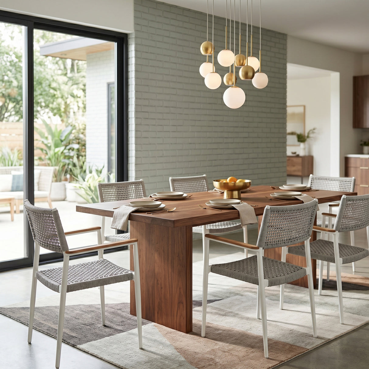 Stackable Indoor/Outdoor Dining Armchairs (2) | Oroa.com