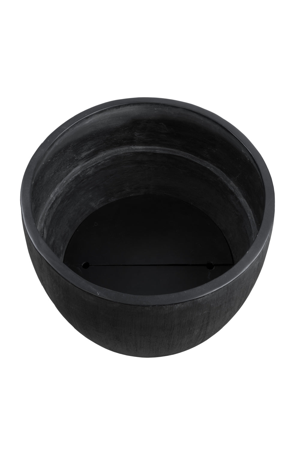 Modern European furniture - Black Concrete Indoor/Outdoor Planter - www.oroa.com