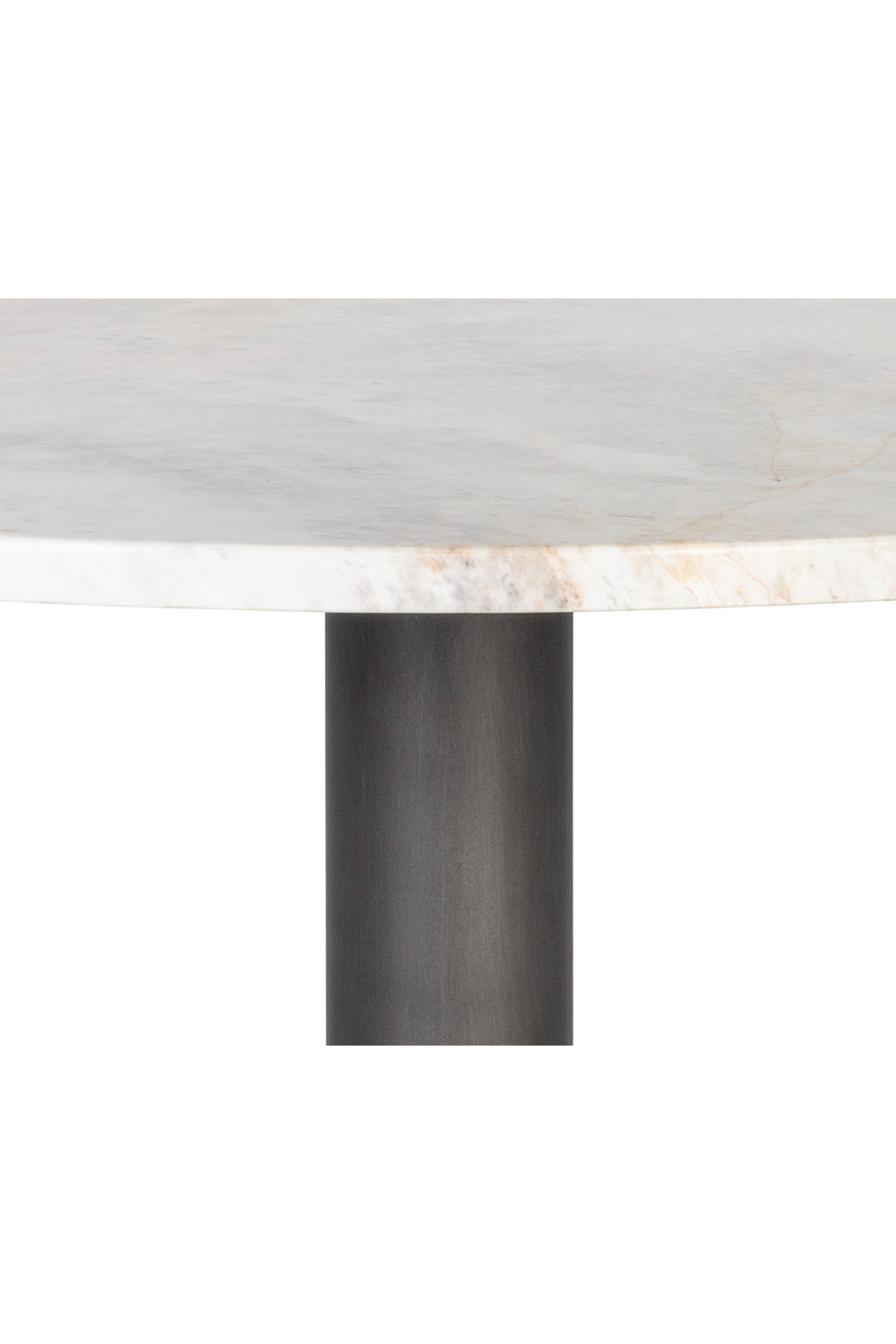 Modern European furniture - Round White Marble Bistro Table - www.oroa.com | Oroa.com