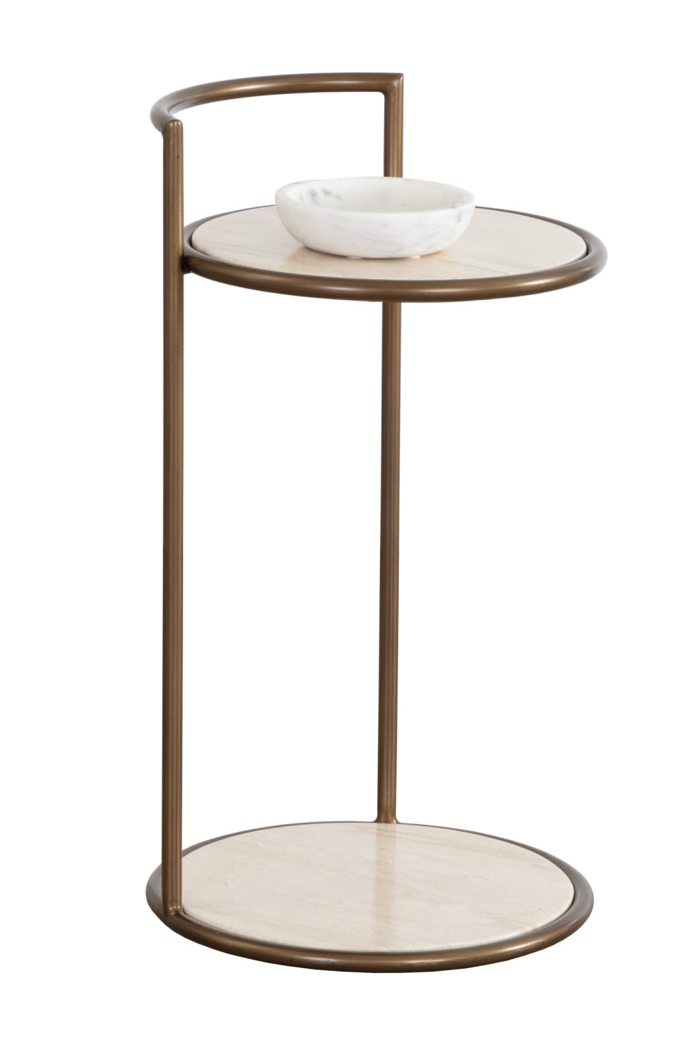 Modern European furniture - Gold Frame Indoor/Outdoor End Table - www.oroa.com | Oroa.com