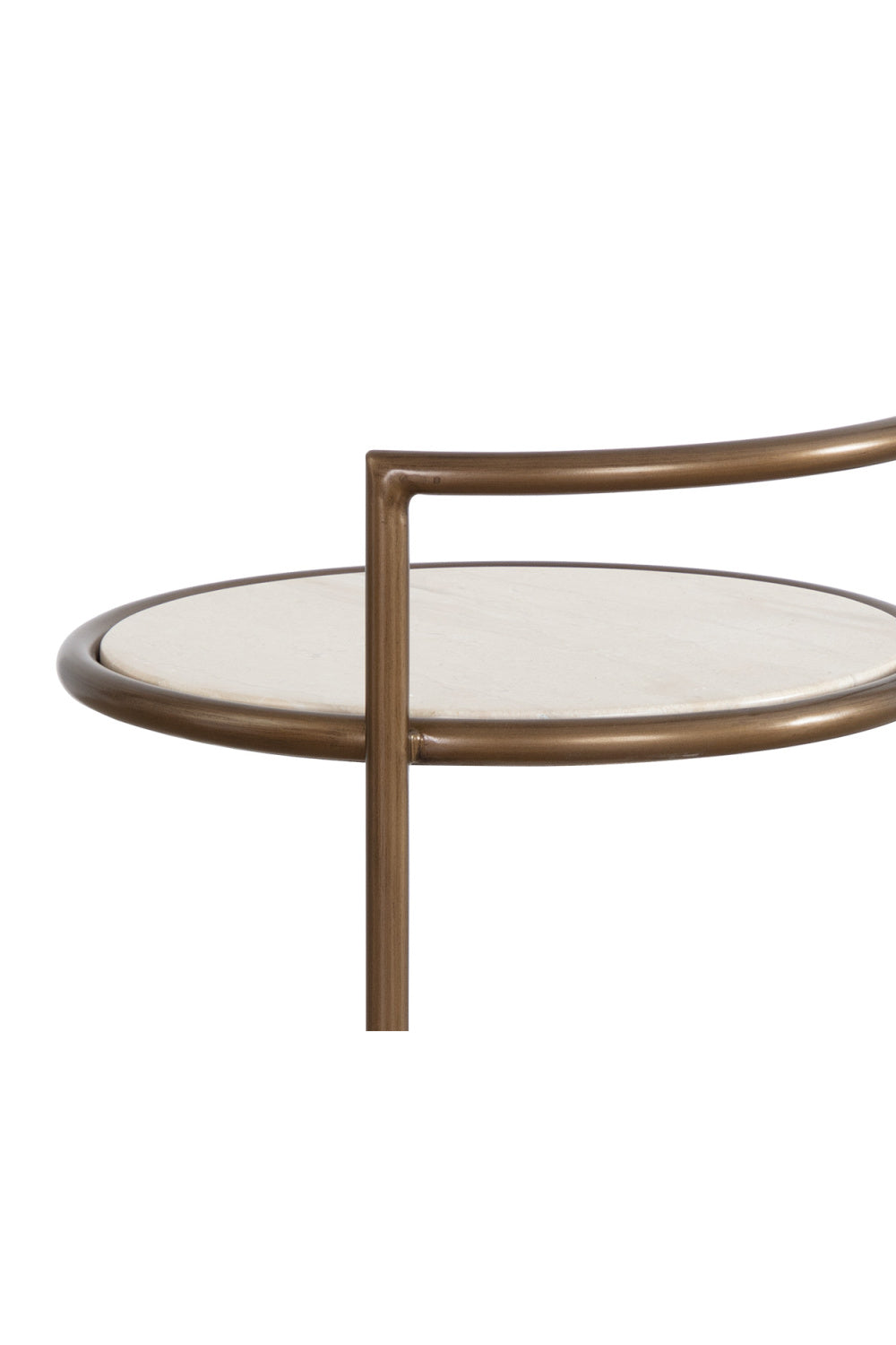 Modern European furniture - Gold Frame Indoor/Outdoor End Table - www.oroa.com | Oroa.com
