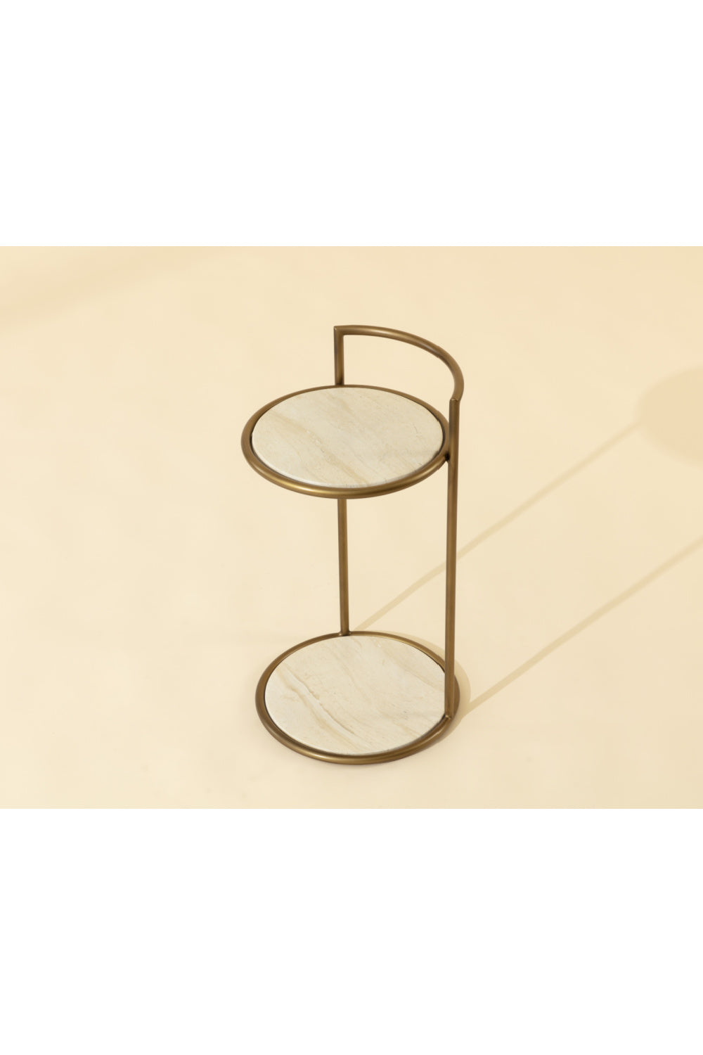 Modern European furniture - Gold Frame Indoor/Outdoor End Table - www.oroa.com | Oroa.com