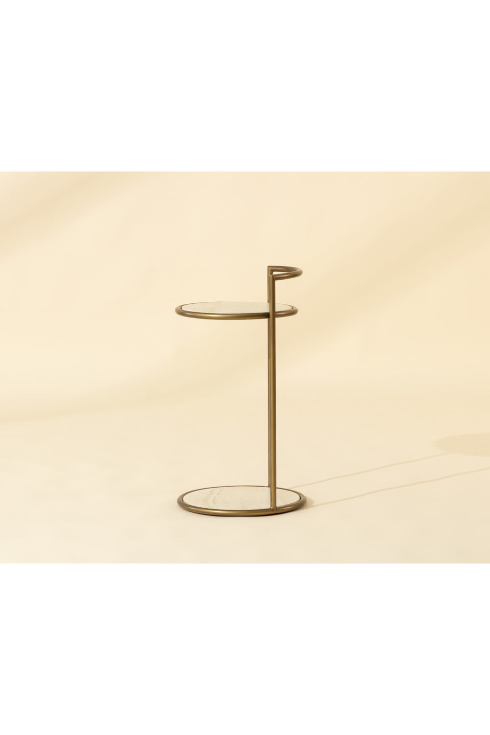 Modern European furniture - Gold Frame Indoor/Outdoor End Table - www.oroa.com | Oroa.com