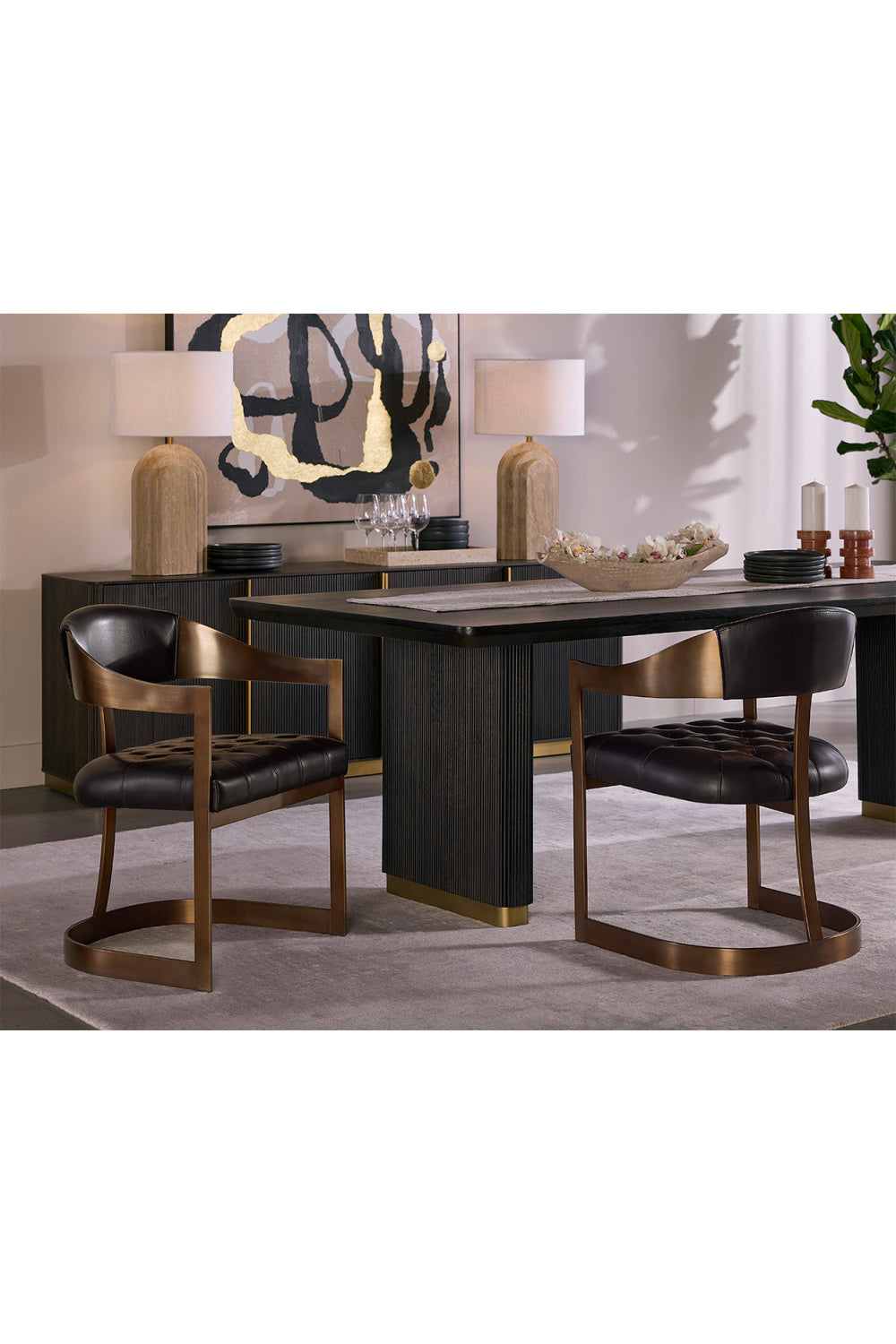 Modern European furniture - Oak 4-Door Sideboard - www.oroa.com | Oroa.com