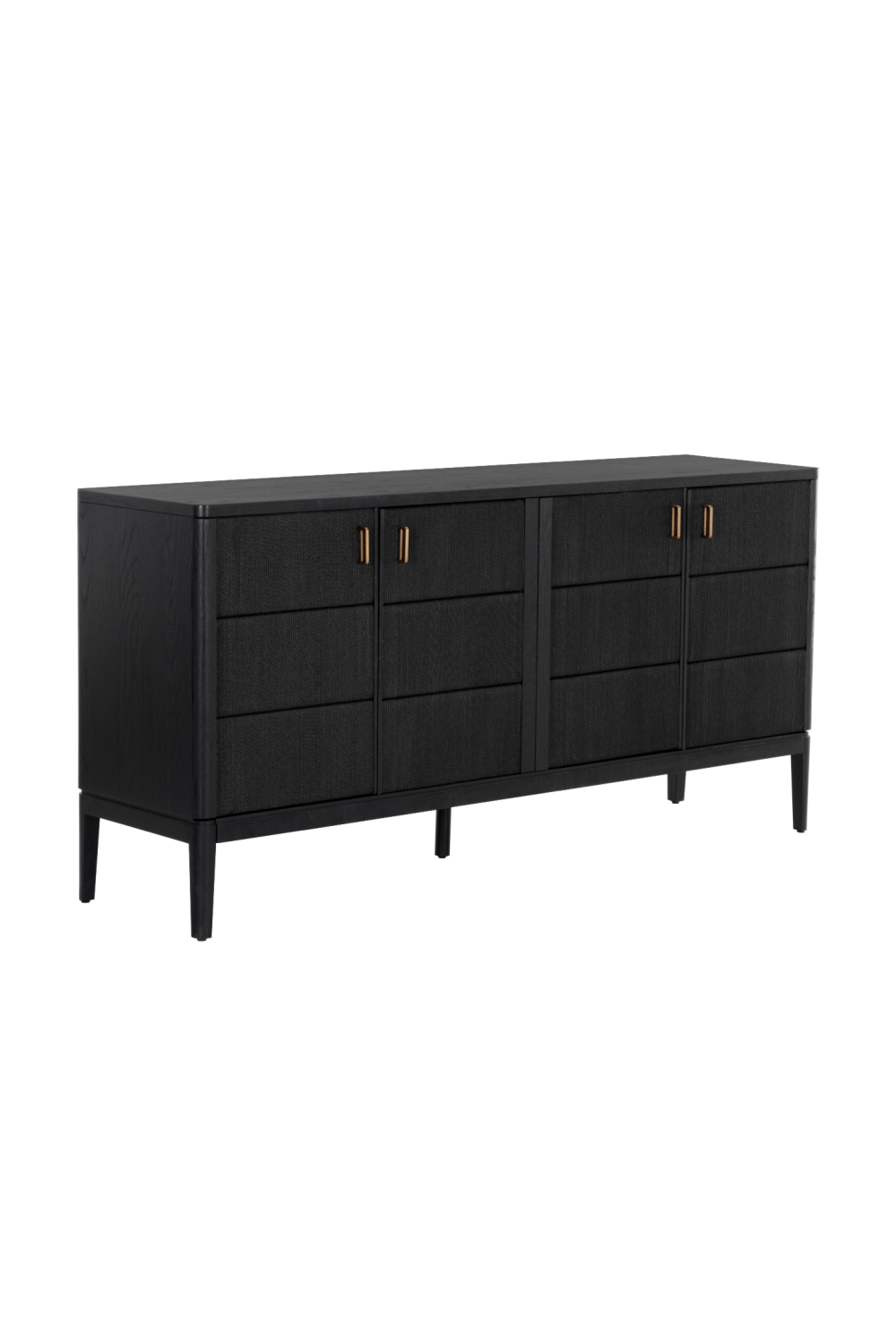 Modern European furniture - 4-Door Black Sideboard - www.oroa.com | Oroa.com