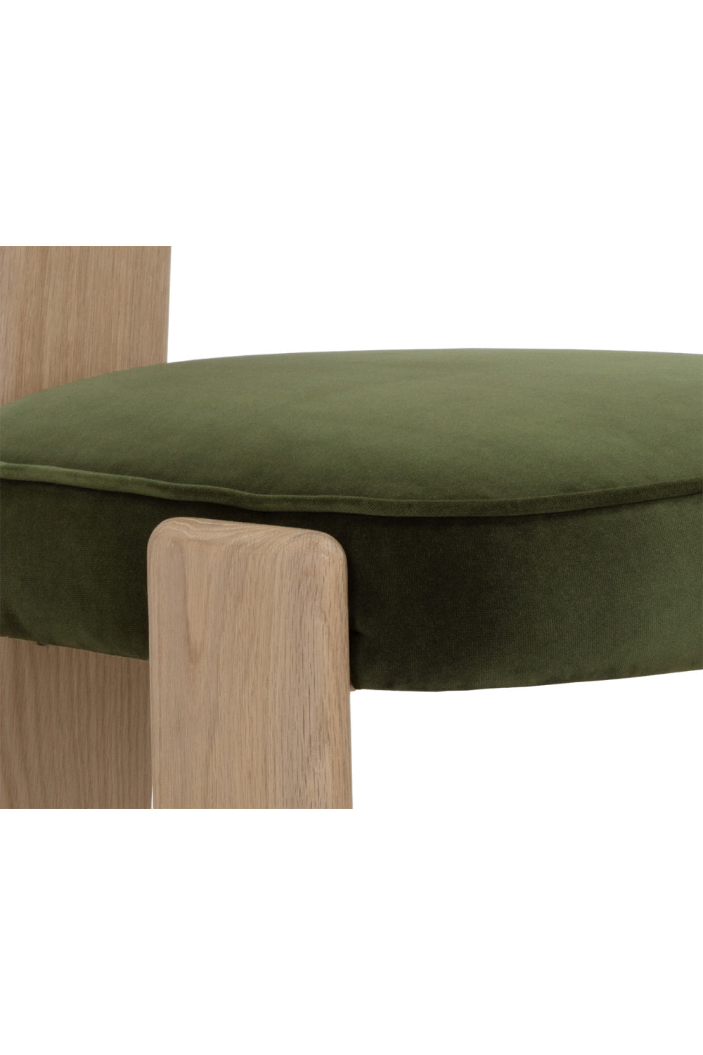 Modern European furniture - Oak Framed 3-Legged Dining Chairs (2) - www.oroa.com | Oroa.com