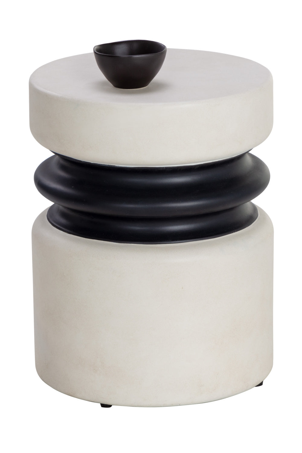 Modern European furniture - White Indoor/Outdoor End Table - www.oroa.com | Oroa.com