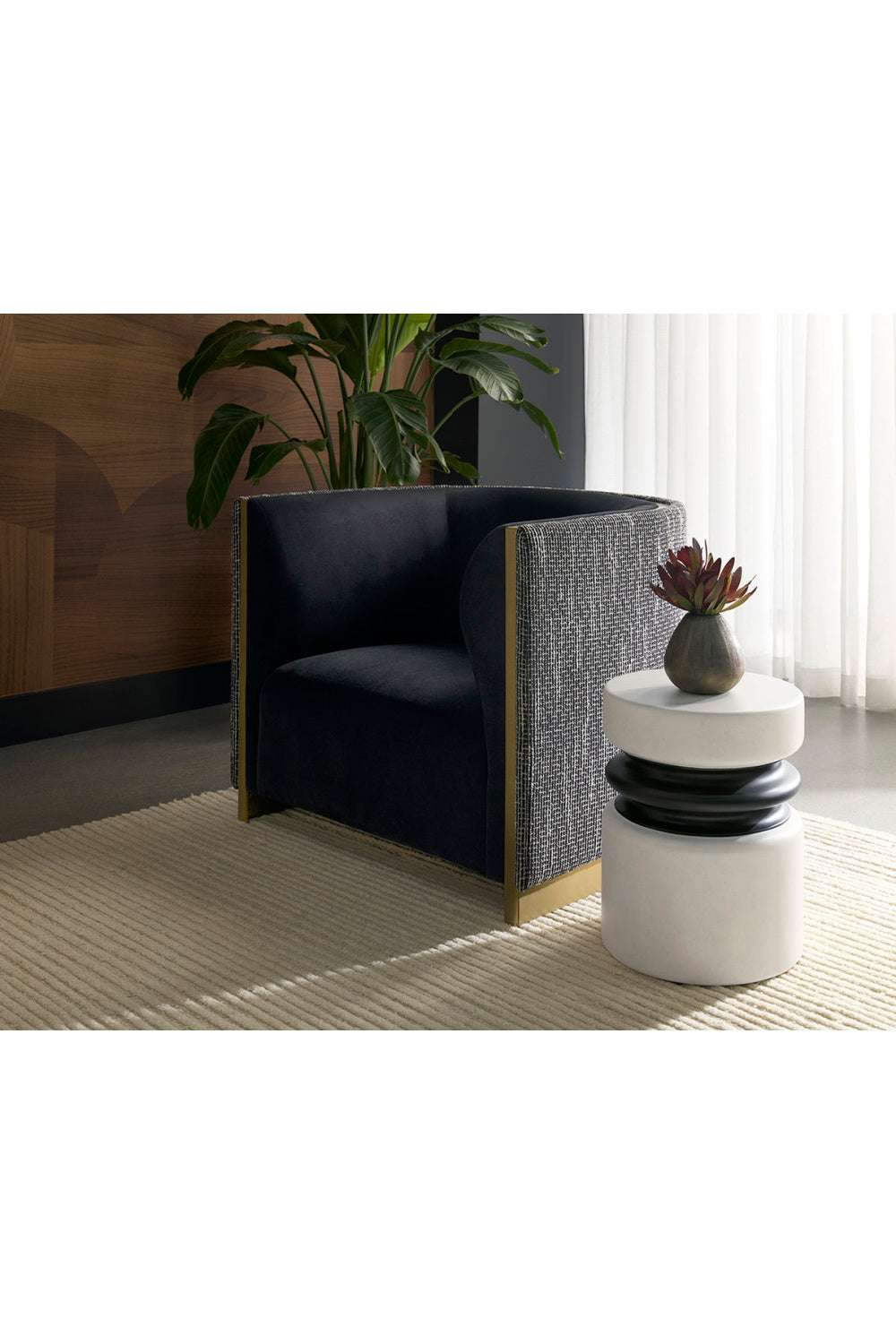 Modern European furniture - White Indoor/Outdoor End Table - www.oroa.com | Oroa.com