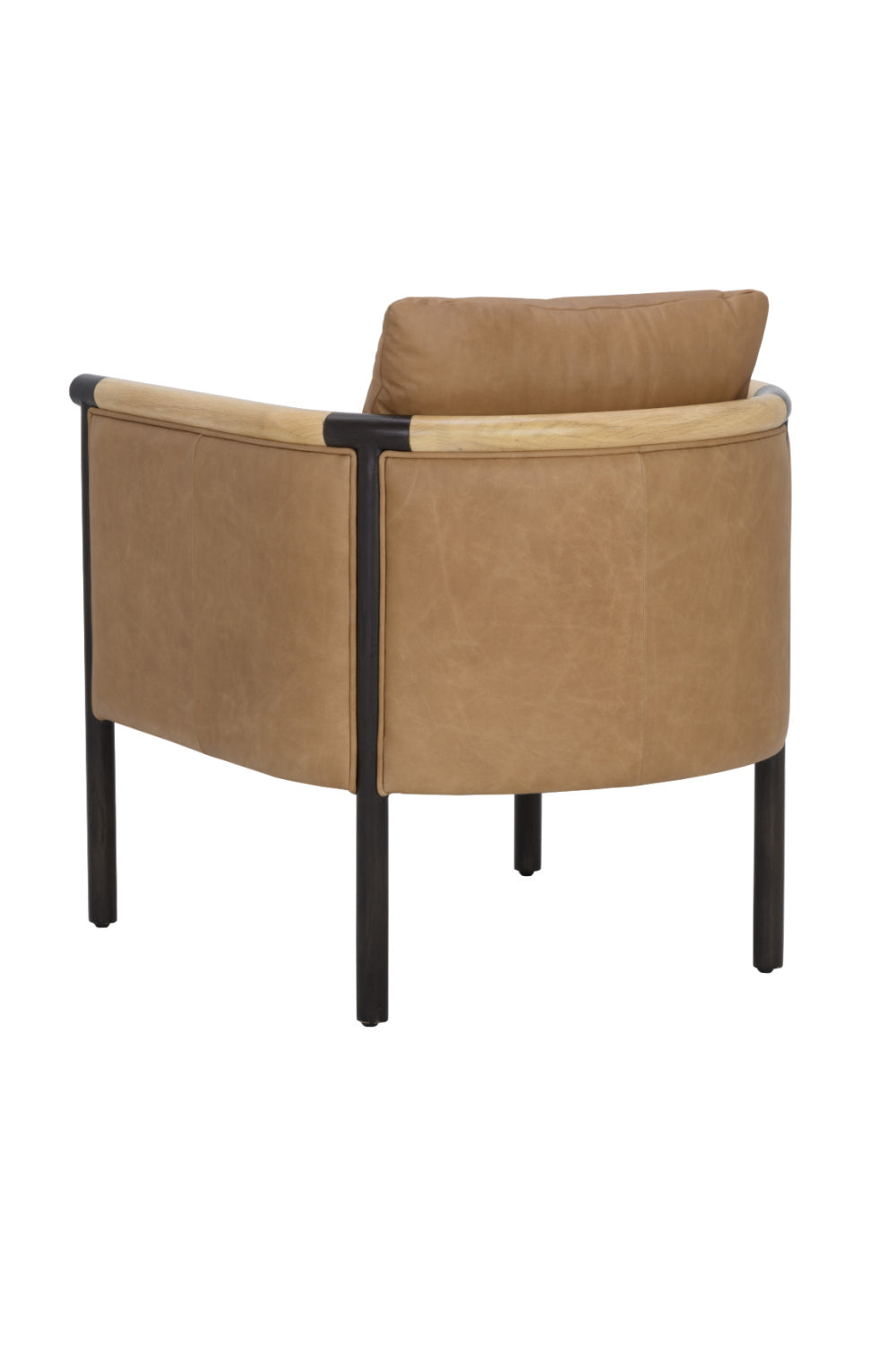 Modern European furniture - Curved Wood Frame Lounge Chair - www.oroa.com