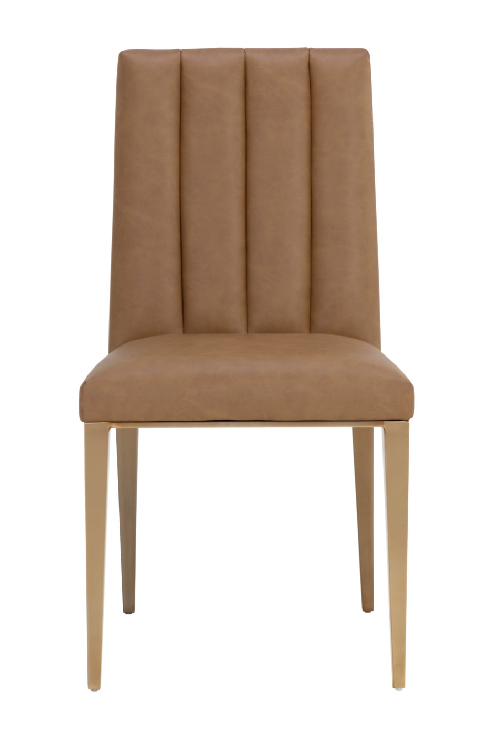 Modern European furniture - Vertical Channeled Dining Chairs (2) - www.oroa.com | Oroa.com