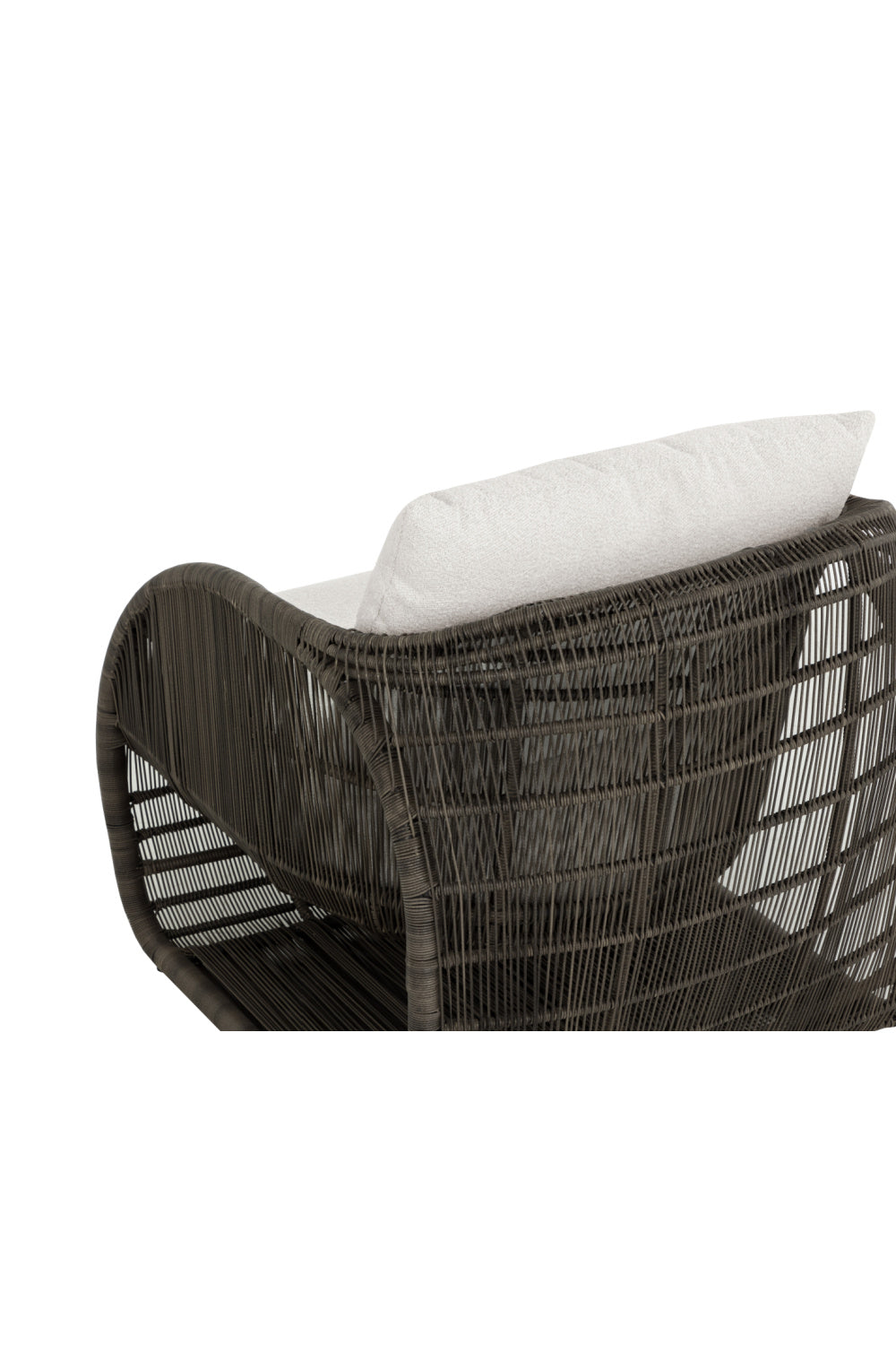 Modern European furniture - Cream Padded Indoor/Outdoor Lounge Chair - www.oroa.com