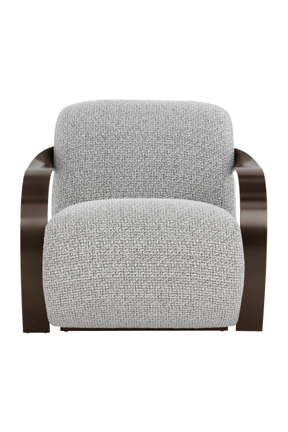 Modern European furniture - Twisted Brass Arm Lounge Chair - www.oroa.com | Oroa.com