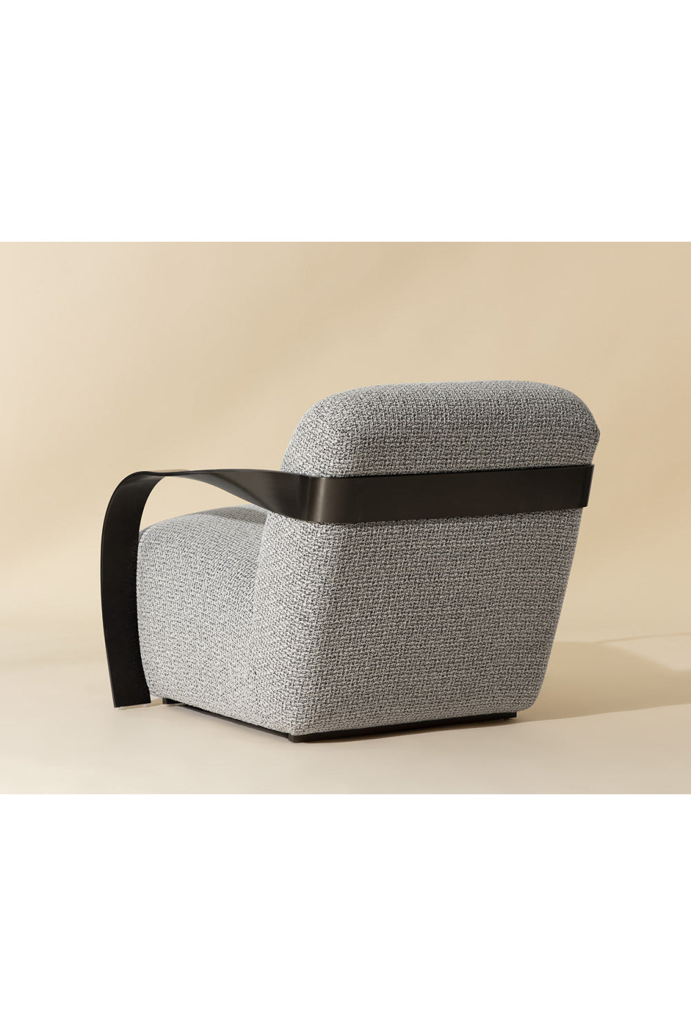 Modern European furniture - Twisted Brass Arm Lounge Chair - www.oroa.com | Oroa.com