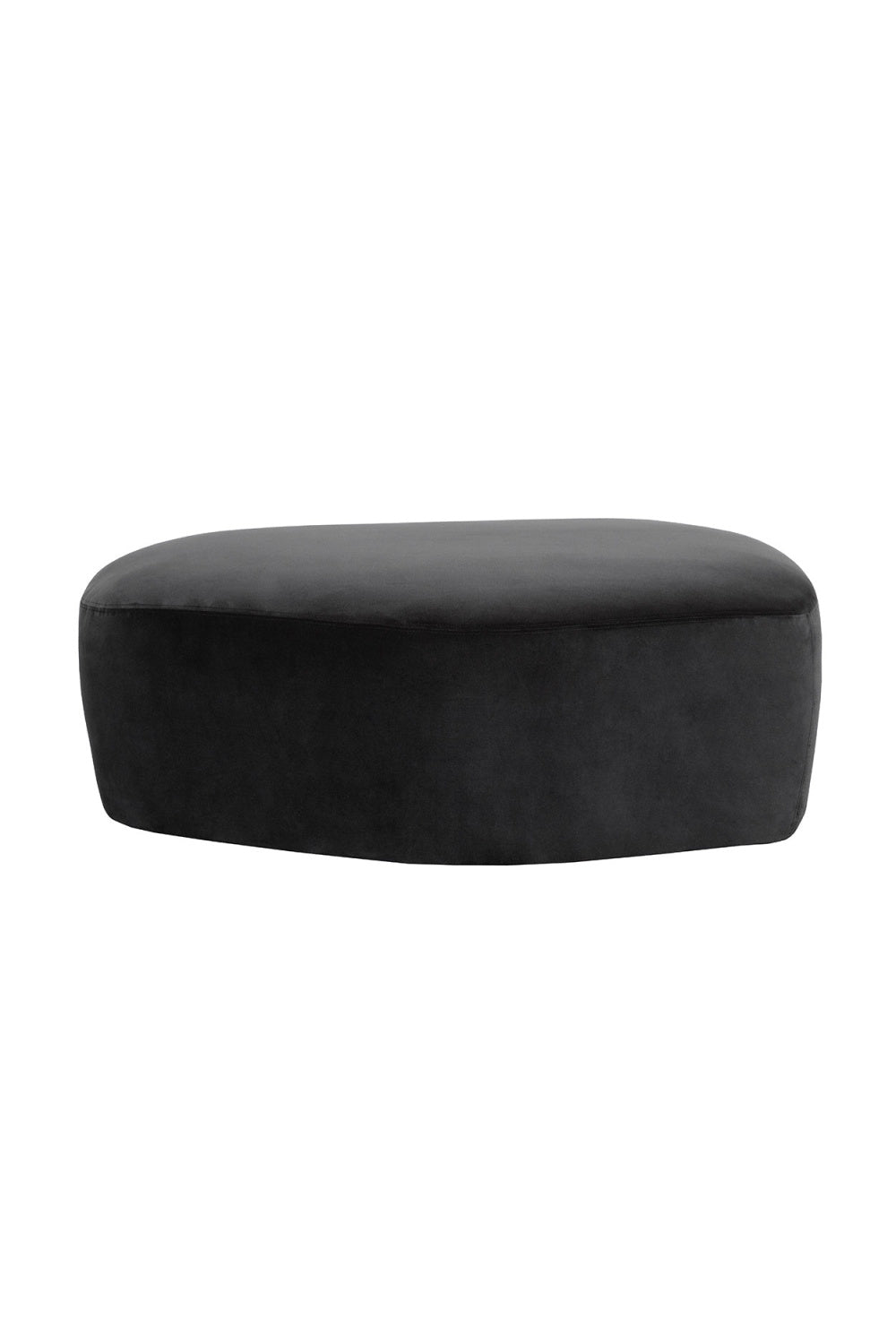 Modern European furniture - Curved Upholstered Ottoman - www.oroa.com | Oroa.com
