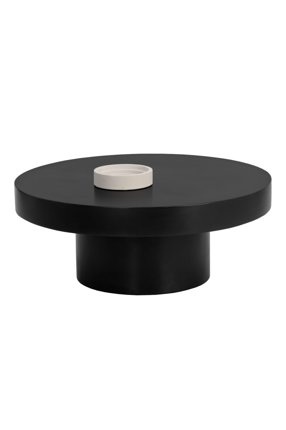 Modern European furniture - Round Gray Concrete Indoor/Outdoor Coffee Table - www.oroa.com