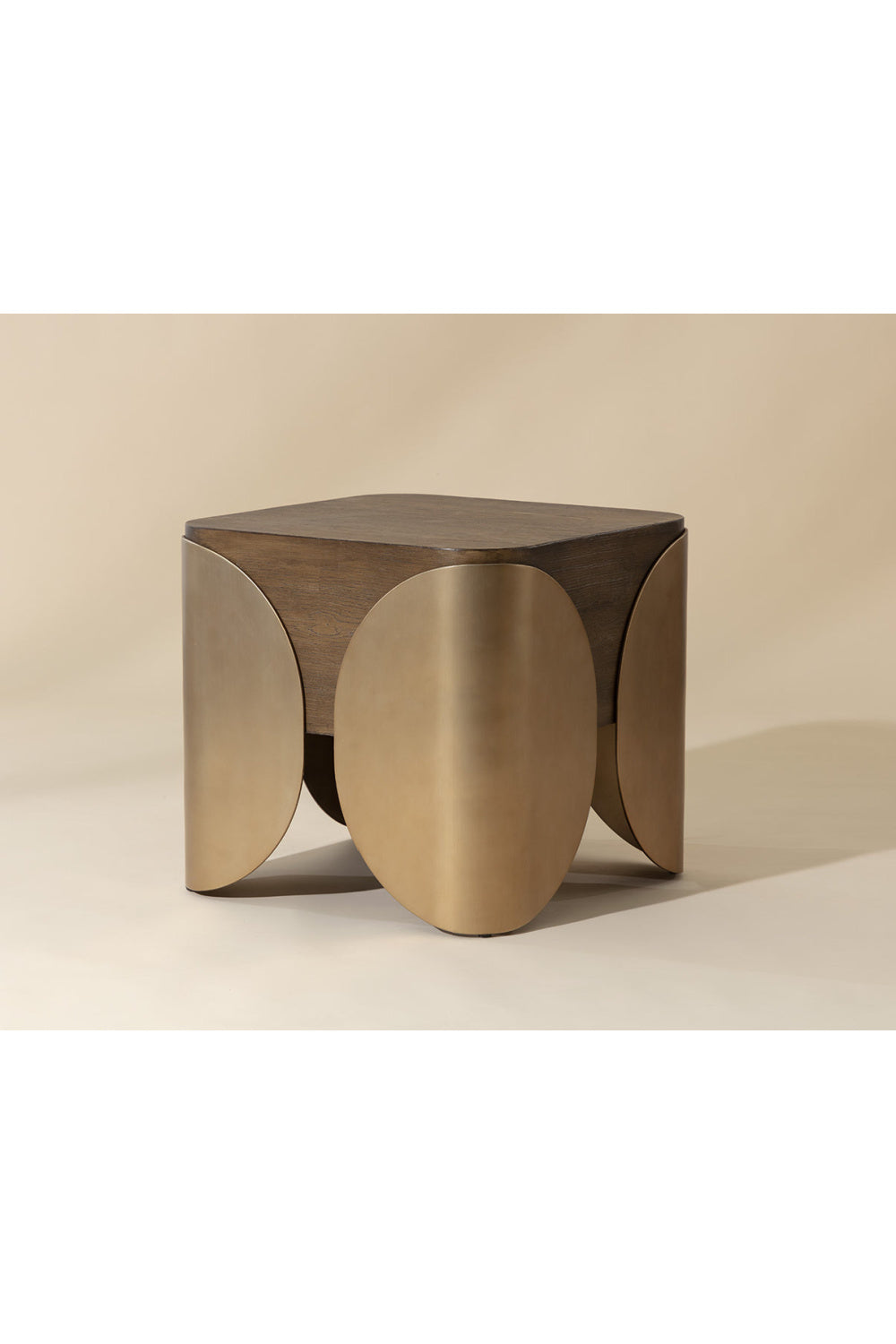 Modern European furniture - Timber Effect Indoor/Outdoor Side Table - www.oroa.com