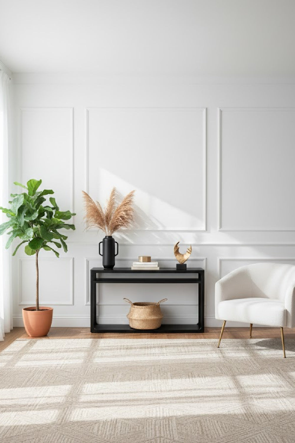 Modern European furniture - Solid Oak Console Table - www.oroa.com | Oroa.com