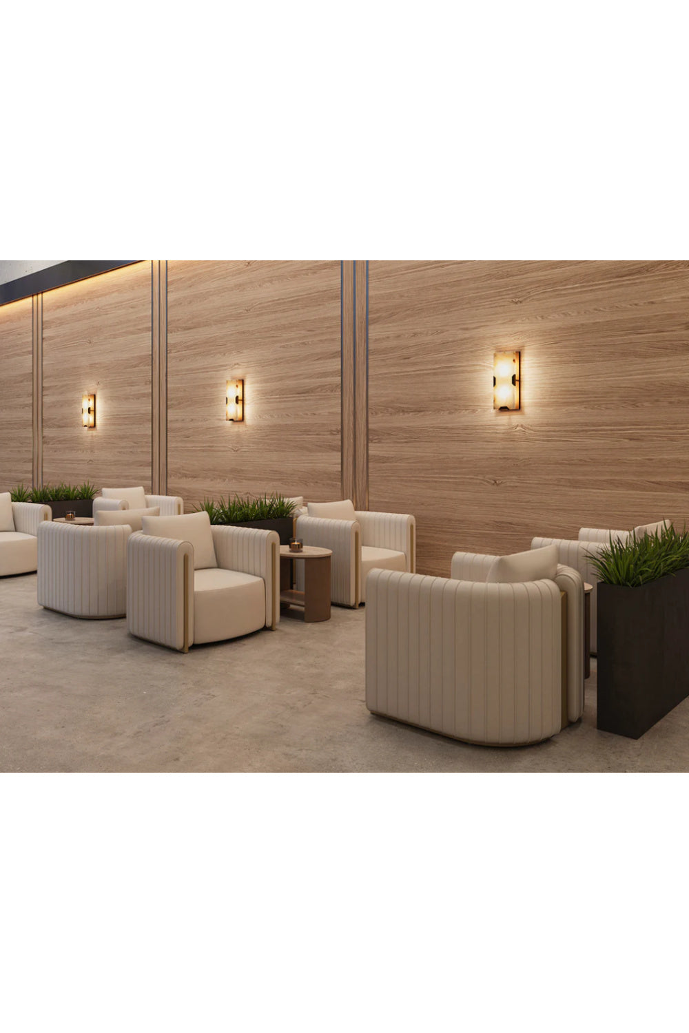 Modern European furniture - Alabaster Panel Wall Lamp - www.oroa.com