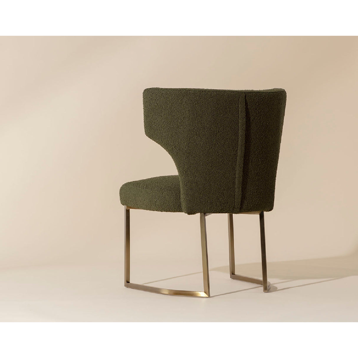 Modern European furniture - Green Wingback Dining Chair - www.oroa.com | Oroa.com