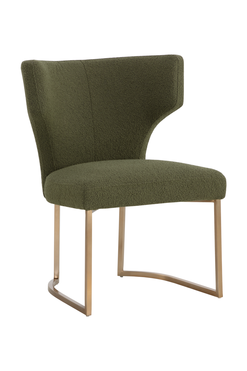 Modern European furniture - Green Wingback Dining Chair - www.oroa.com | Oroa.com