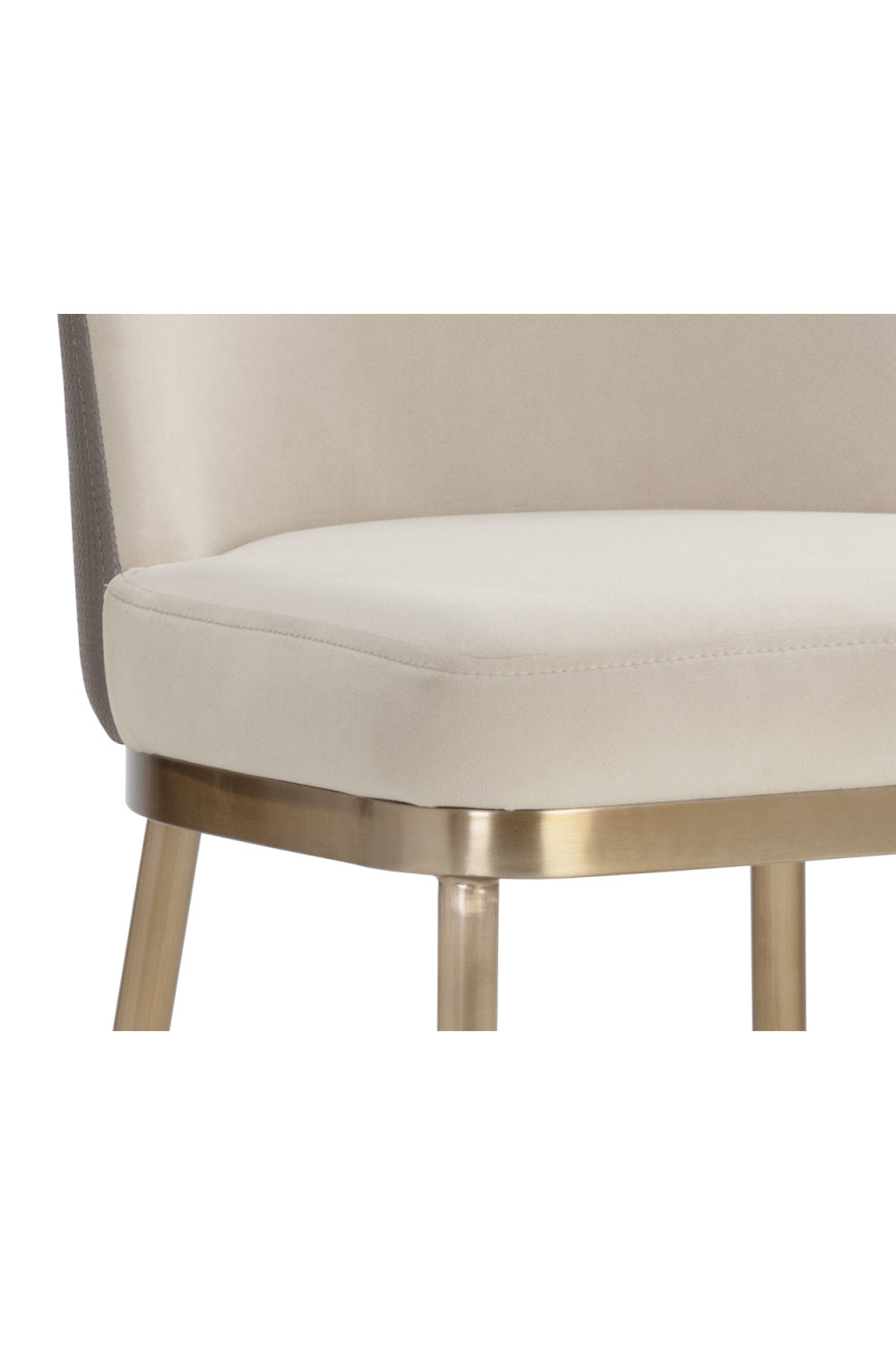 Modern European furniture - Taupe Modern Bar Stool - www.oroa.com | Oroa.com