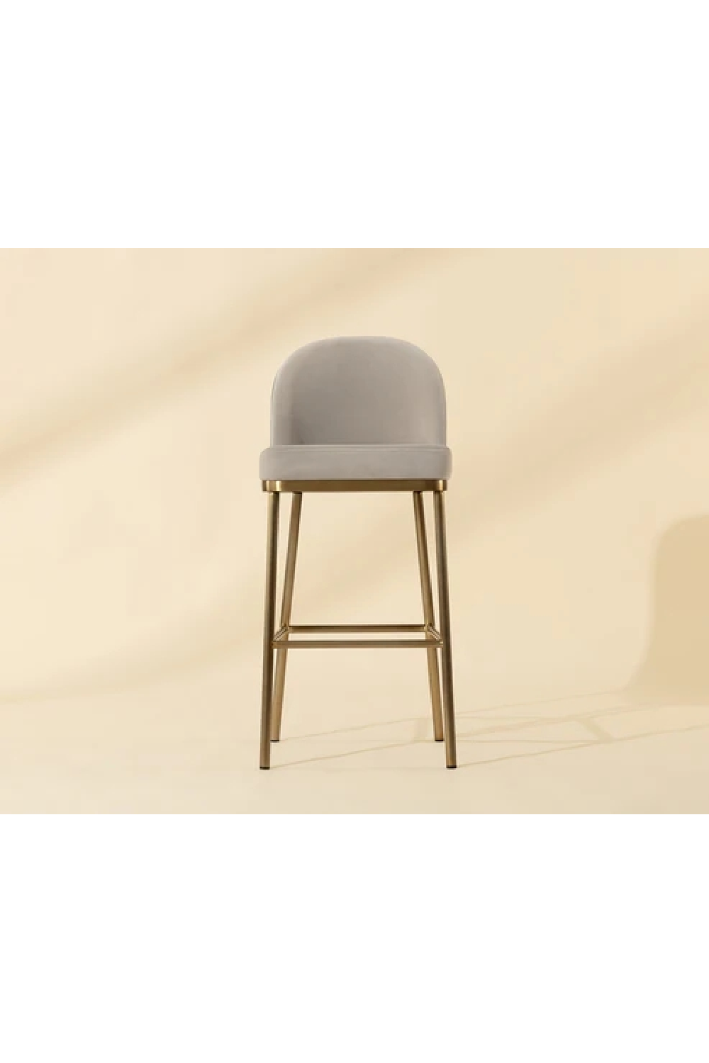 Modern European furniture - Taupe Modern Bar Stool - www.oroa.com | Oroa.com