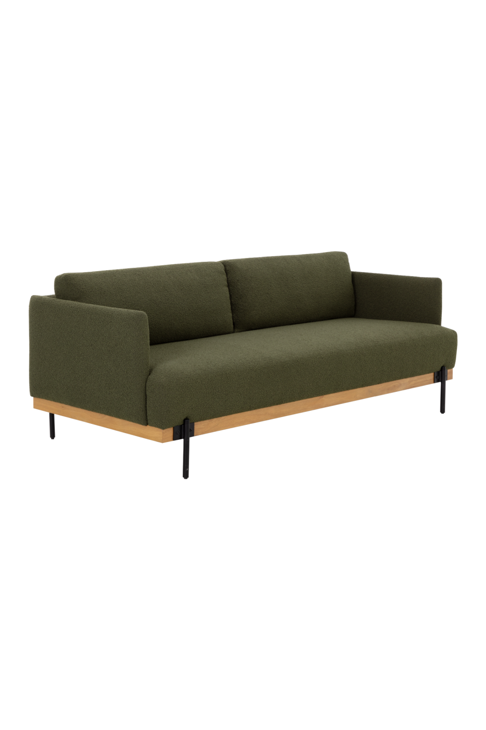 Modern European furniture - Oak Frame Boucle Sofa - www.oroa.com | Oroa.com