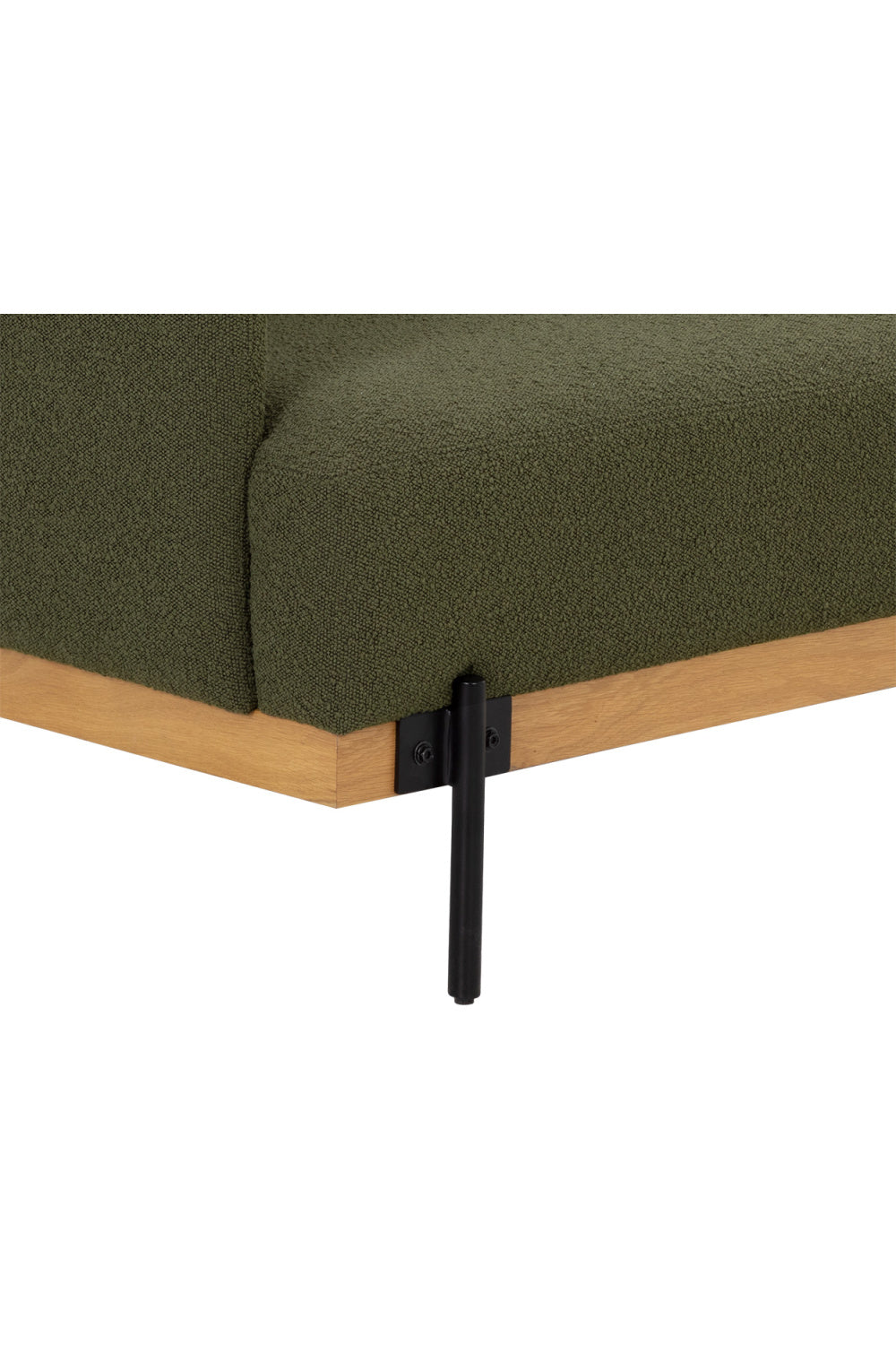 Modern European furniture - Oak Frame Boucle Sofa - www.oroa.com | Oroa.com