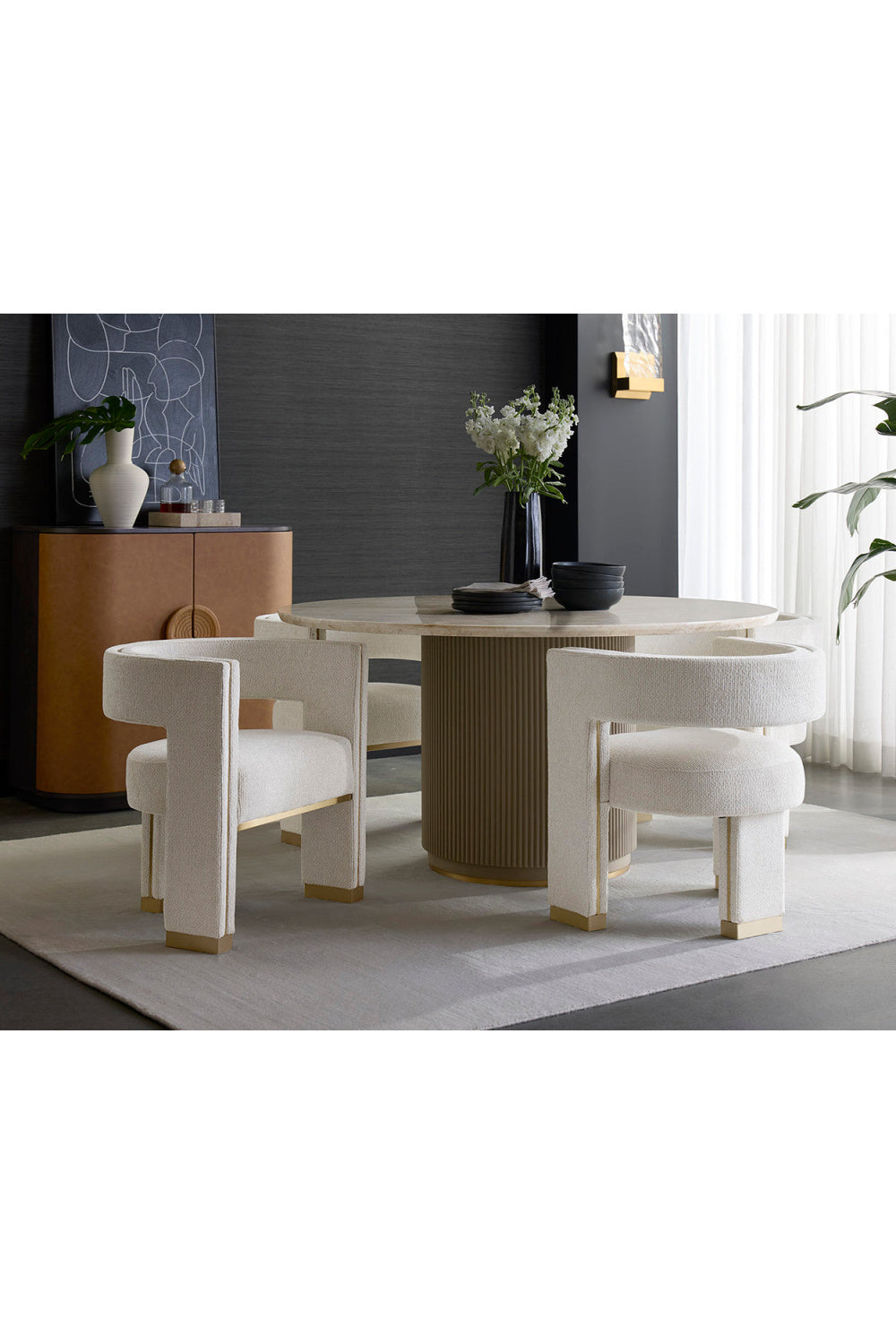 Modern European furniture - Curved 3-Legged Dining Chair - www.oroa.com | Oroa.com