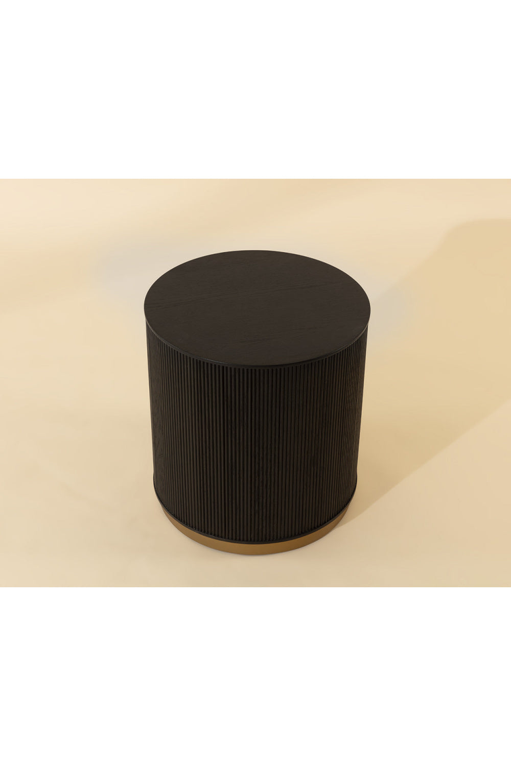 Modern European furniture - Reeded Oak Side Table - www.oroa.com | Oroa.com