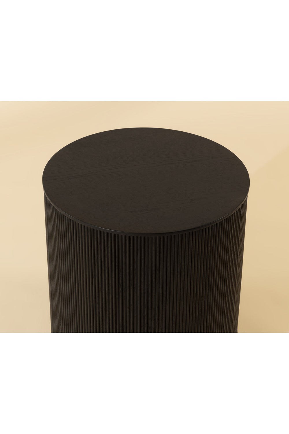 Modern European furniture - Reeded Oak Side Table - www.oroa.com | Oroa.com