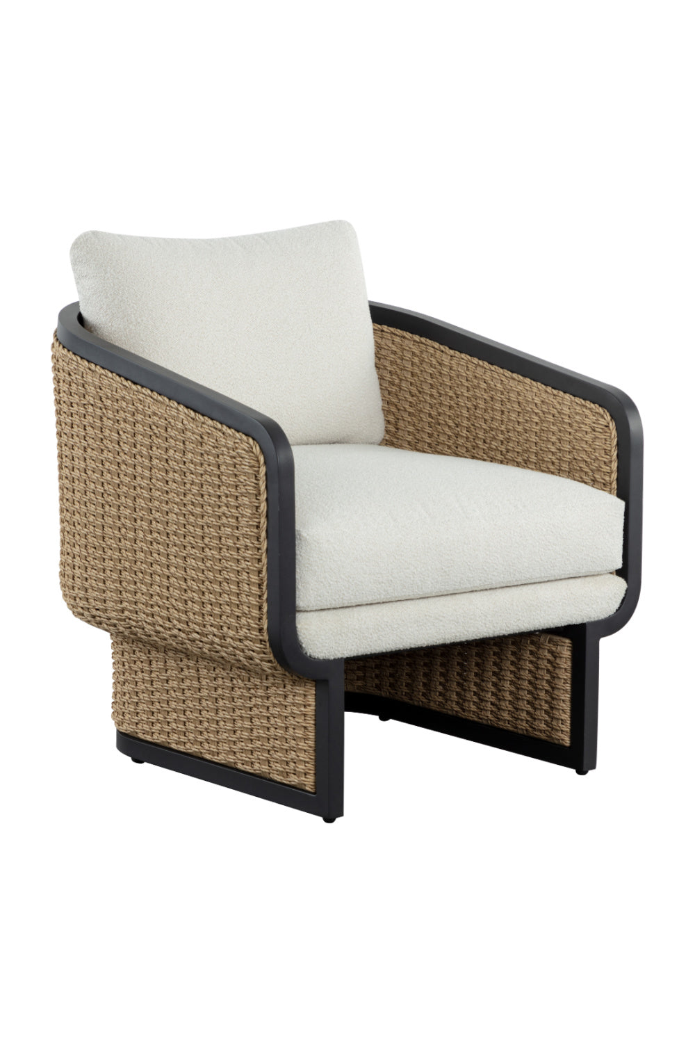 Modern European furniture - Wicker Weave Indoor/Outdoor Lounge Chair - www.oroa.com | Oroa.com