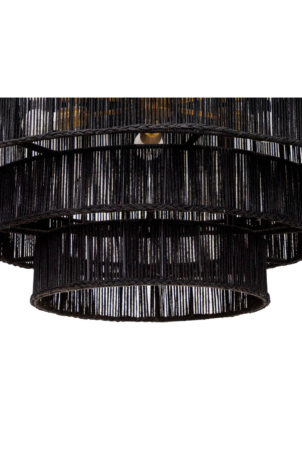 Modern European furniture - Tiered Jute Chandelier - www.oroa.com | Oroa.com