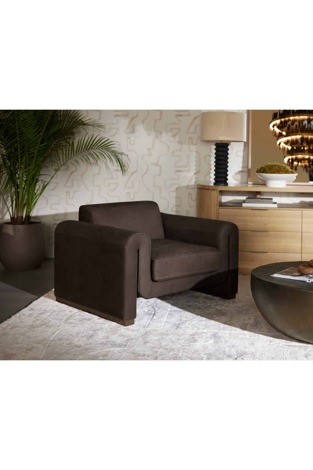 Modern European furniture - Black Wooden Base Table Lamp - www.oroa.com | Oroa.com