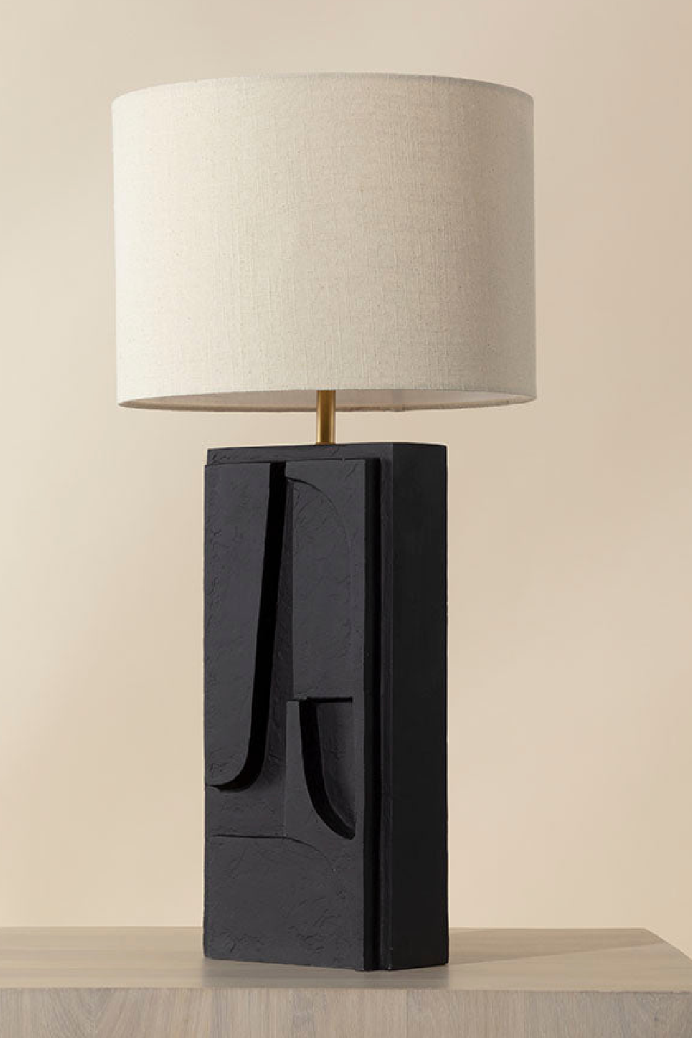 Modern European furniture - Carved Base Table Lamp - www.oroa.com | Oroa.com