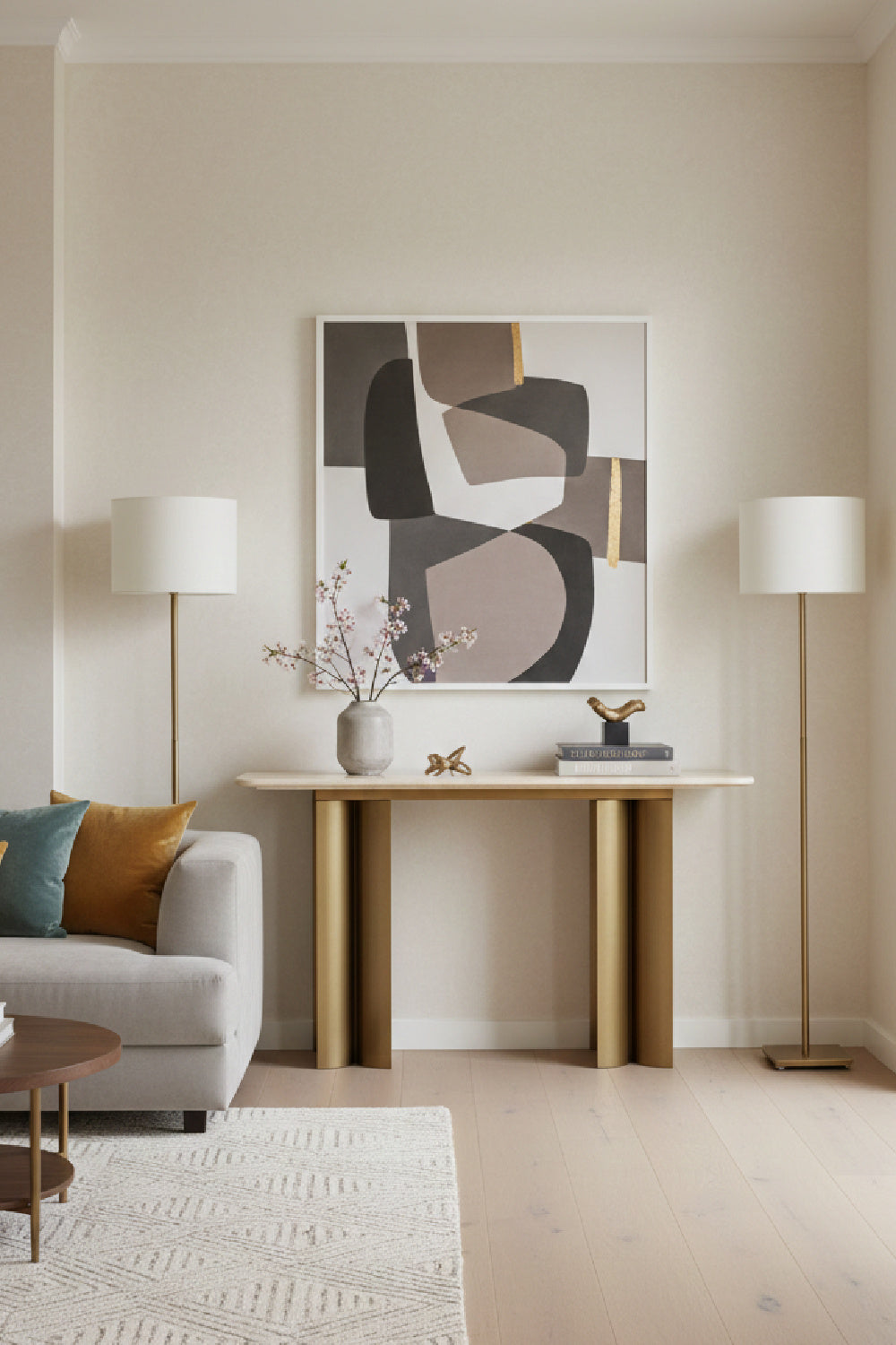 Cream Marble Console Table | Splendido Astara | Oroa.com