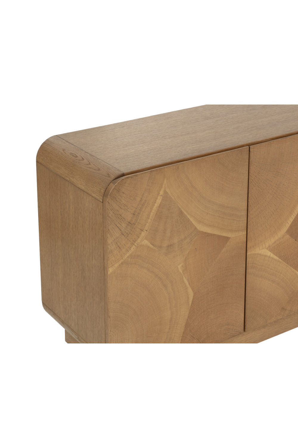 Modern European furniture - Patterned Oak 4-Door Sideboard - www.oroa.com | Oroa.com